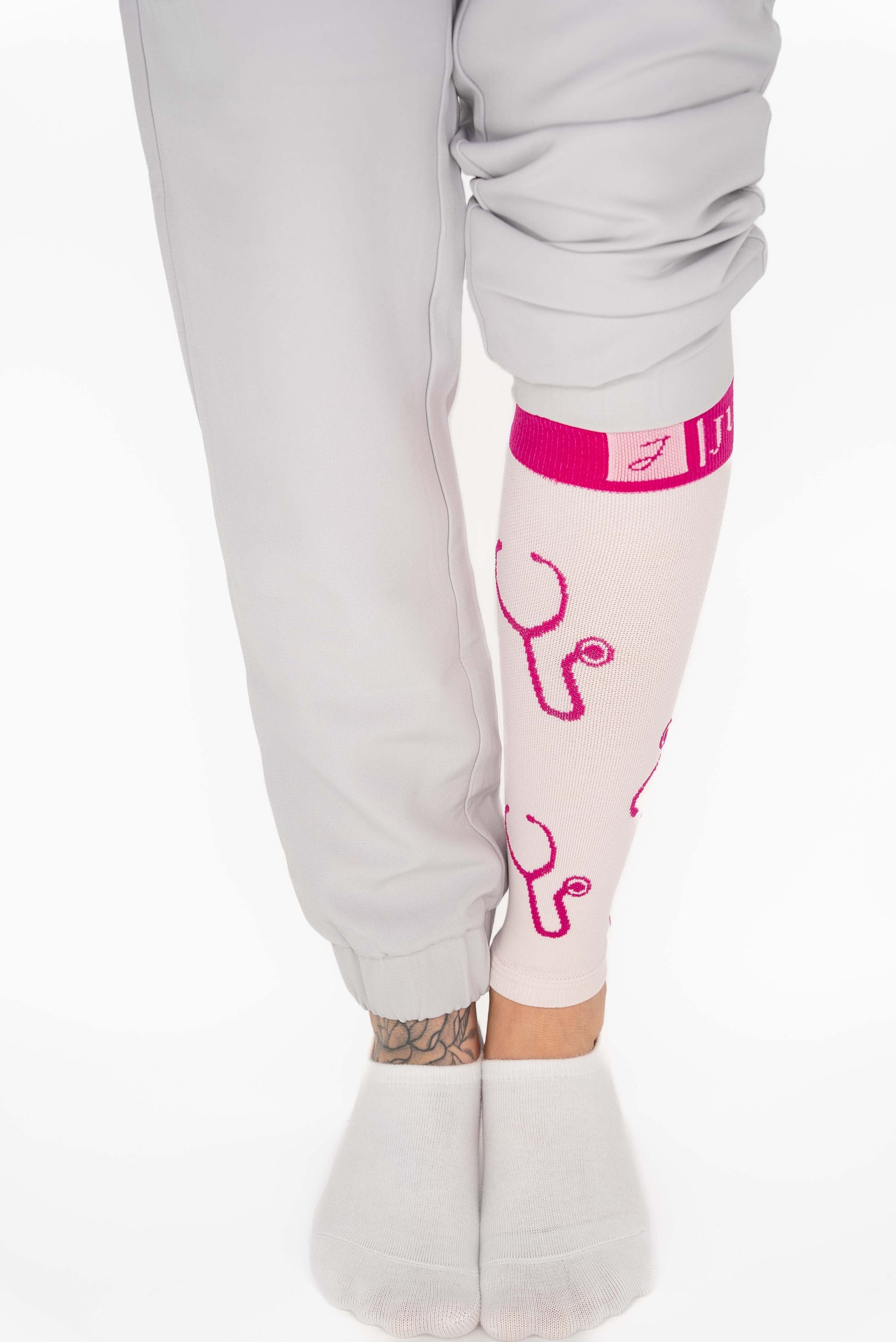 Juy Compression Calf Sleeves Pink