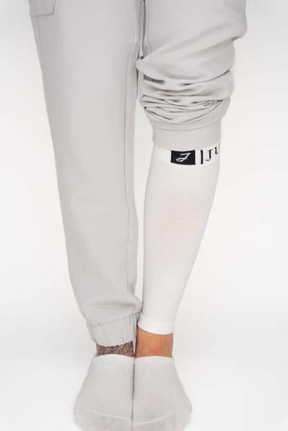 Juy Compression Calf Sleeves White